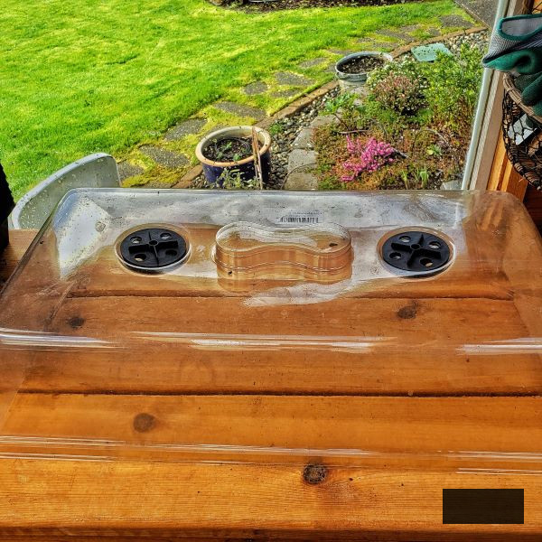 plastic moisture dome cover