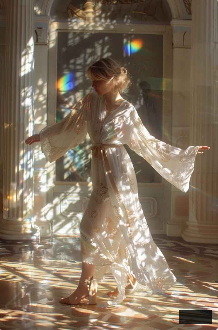 light academia vintage gown dress outfit