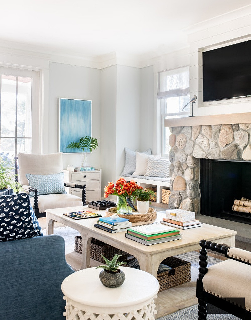 cottage coastal style living room
