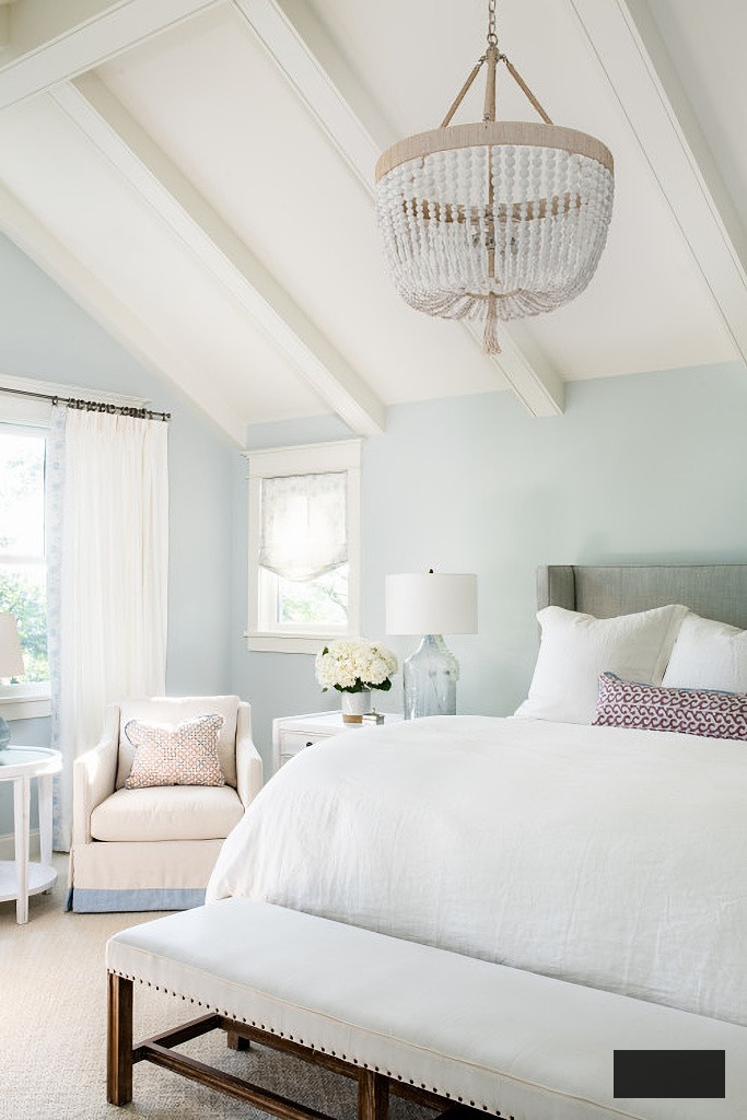 pale blue master bedroom
