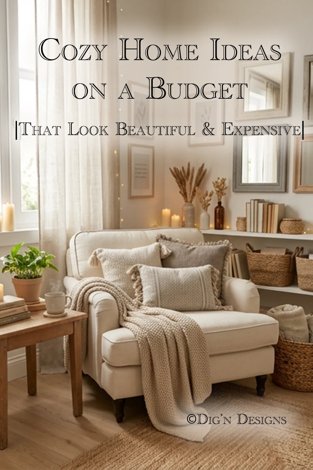 comfortable home concepts on a budget