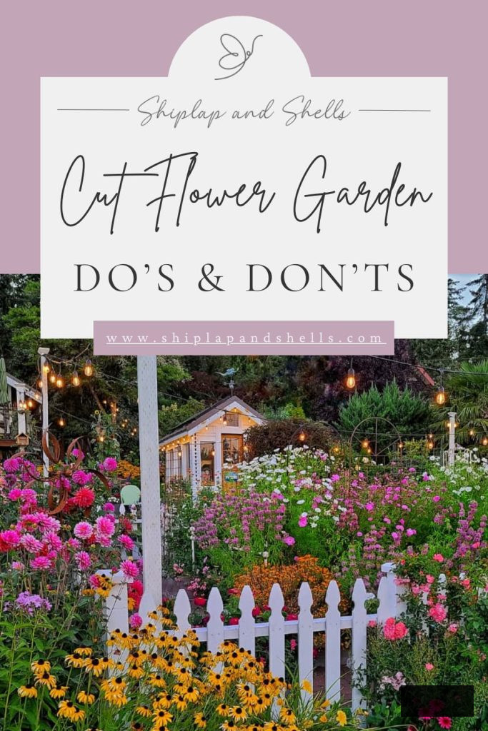 cut flower garden dos and don'ts