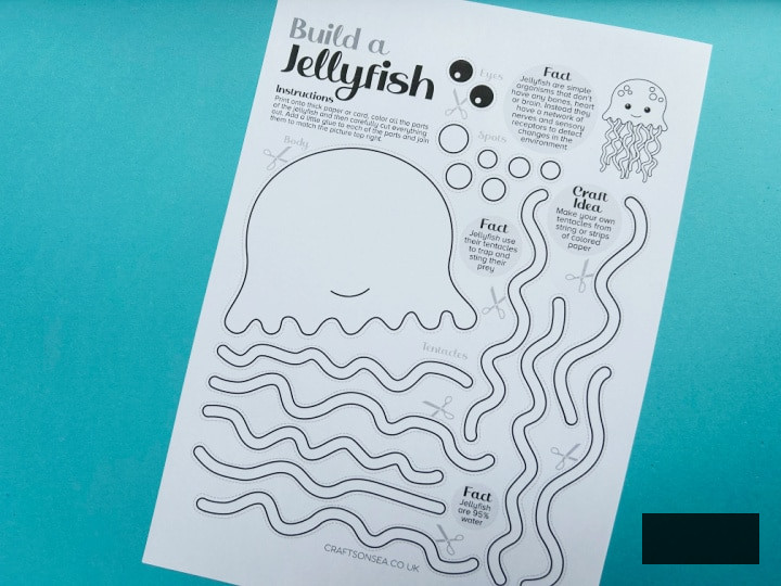 jellyfish craft template