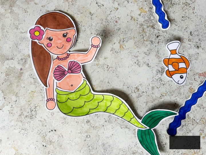 mermaid craft for kids