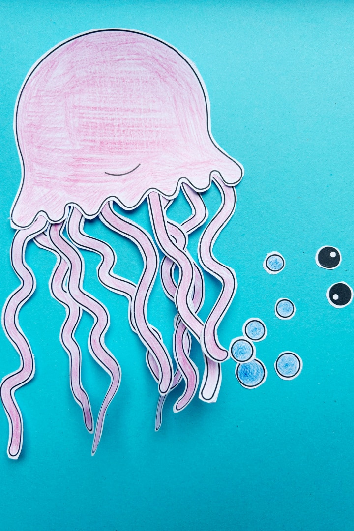 paper jellyfish craft
