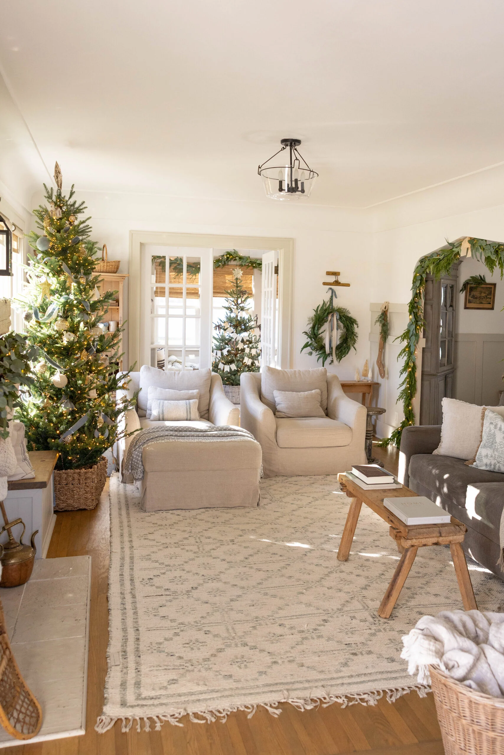 Decoração natalina da sala