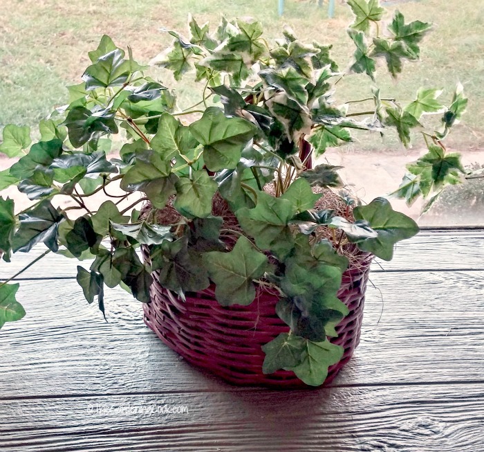 Use a cesta depois para folhas de seda