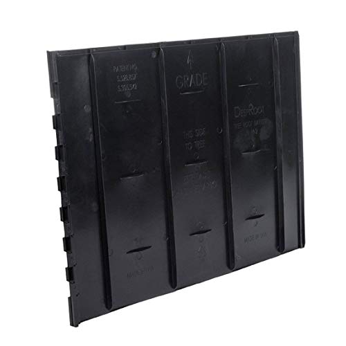DeepRoot Tree Root Barrier, barreira para ervas daninhas em círculo para árvores, proteção de raízes para calçadas, entradas e pátios, 12