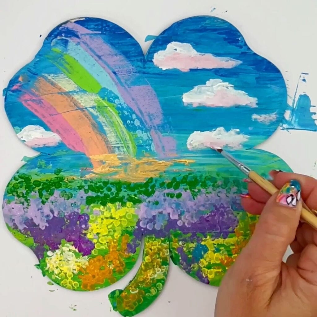 Projeto de Arte Trevo - Ideia de arte do Dia de São Patrício