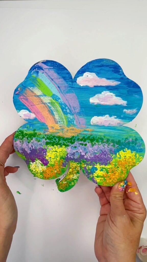 Projeto de Arte Trevo - Ideia de arte do Dia de São Patrício