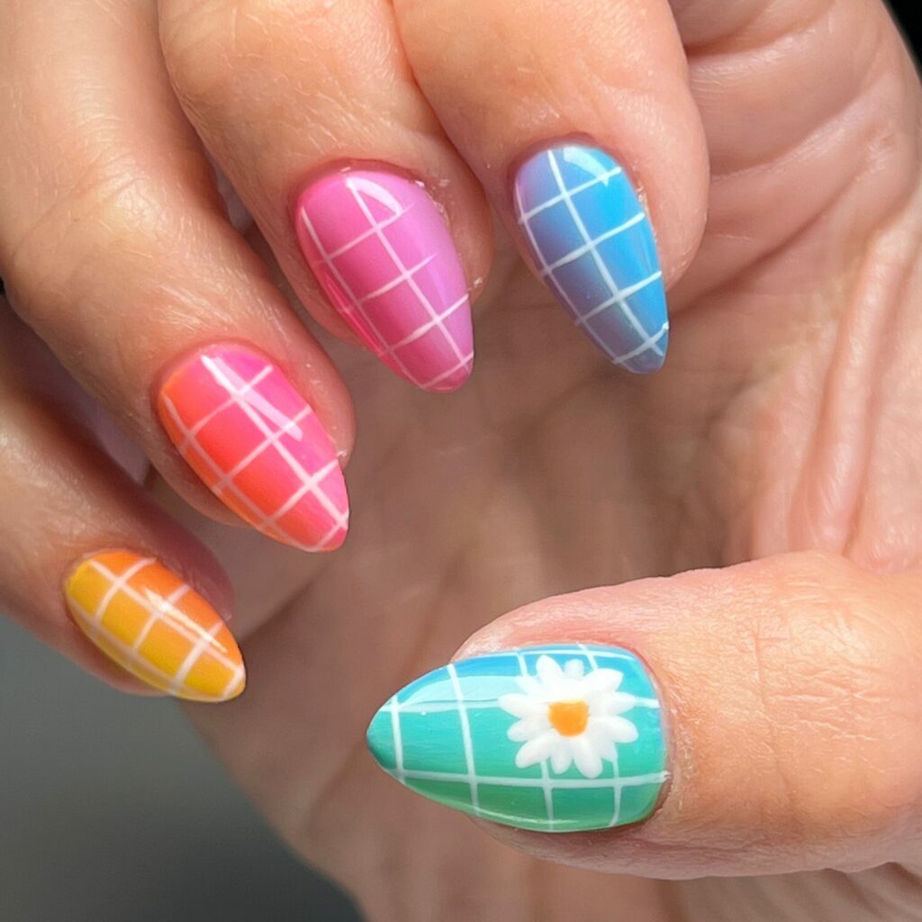 Unhas degradê para o verão