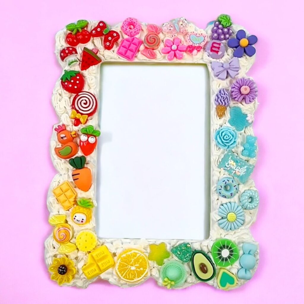 Moldura de fotos DIY