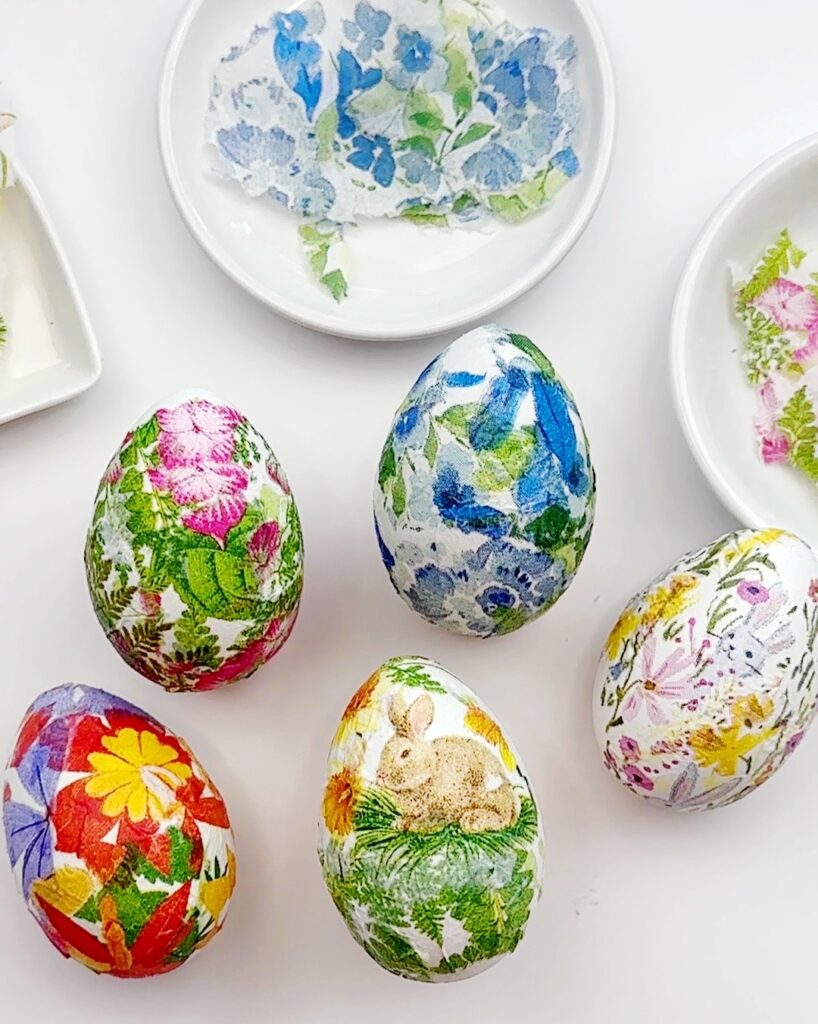Ovos de páscoa decoupados