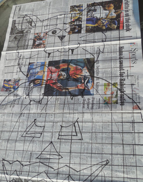 grade de jornal