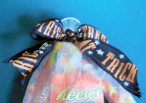 bolsa de doces de Halloween