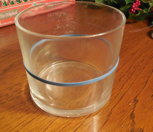 Vaso de vidro vazio