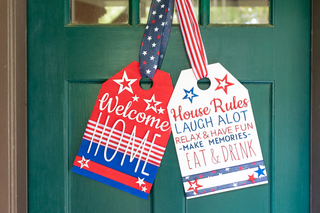 Tags de Porta Americana DIY