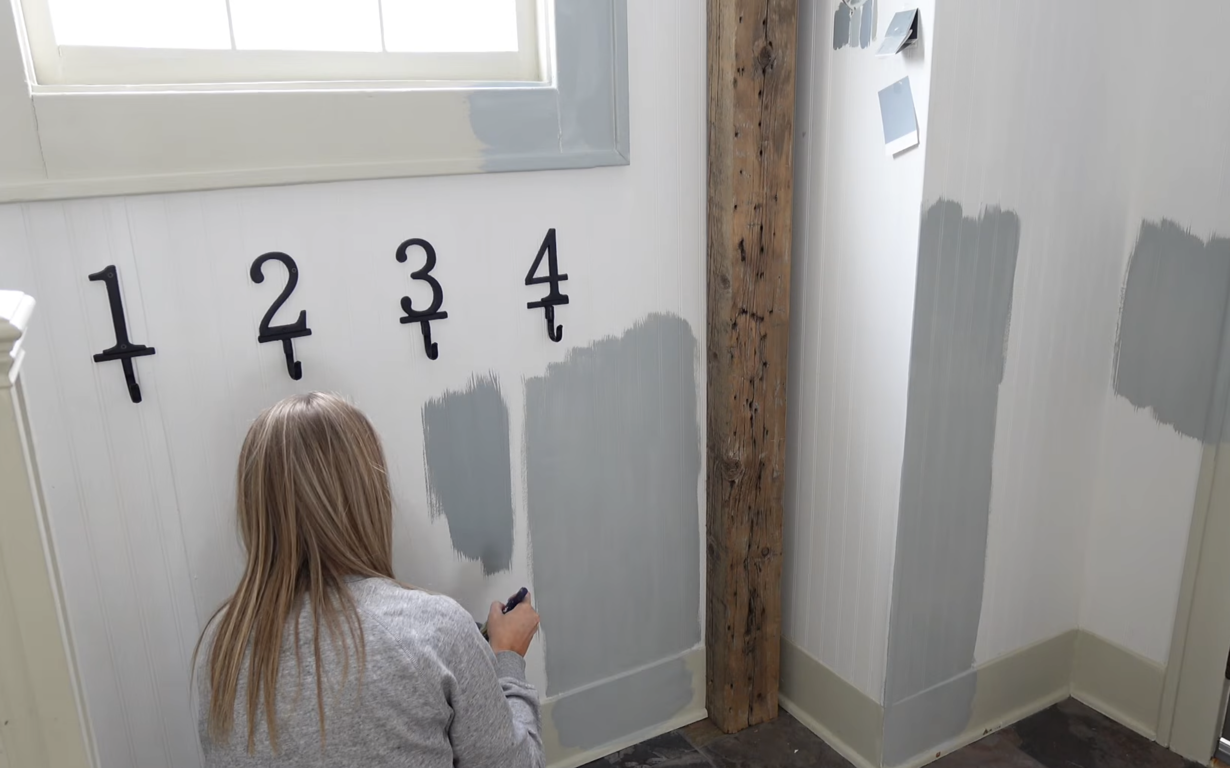 Ideias de pintura para entrada azul