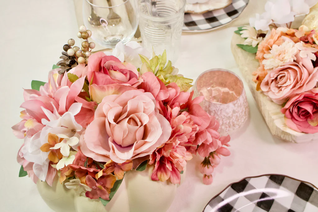 Abóbora Floral DIY
