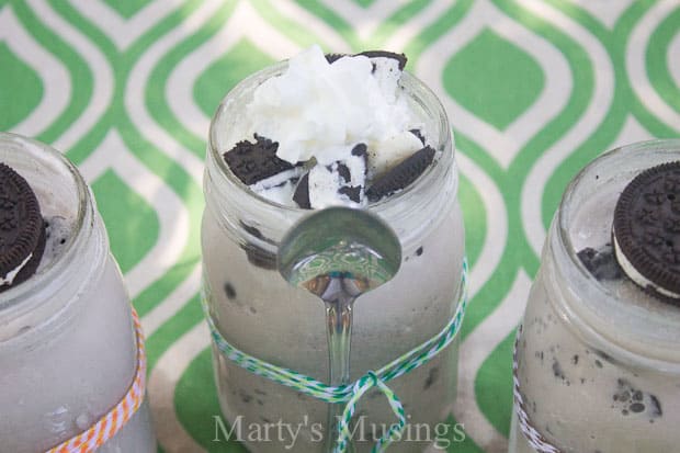 Sorvete caseiro de Oreo de Marty’s Musings