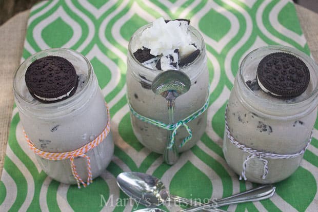Sorvete caseiro de Oreo de Marty’s Musings