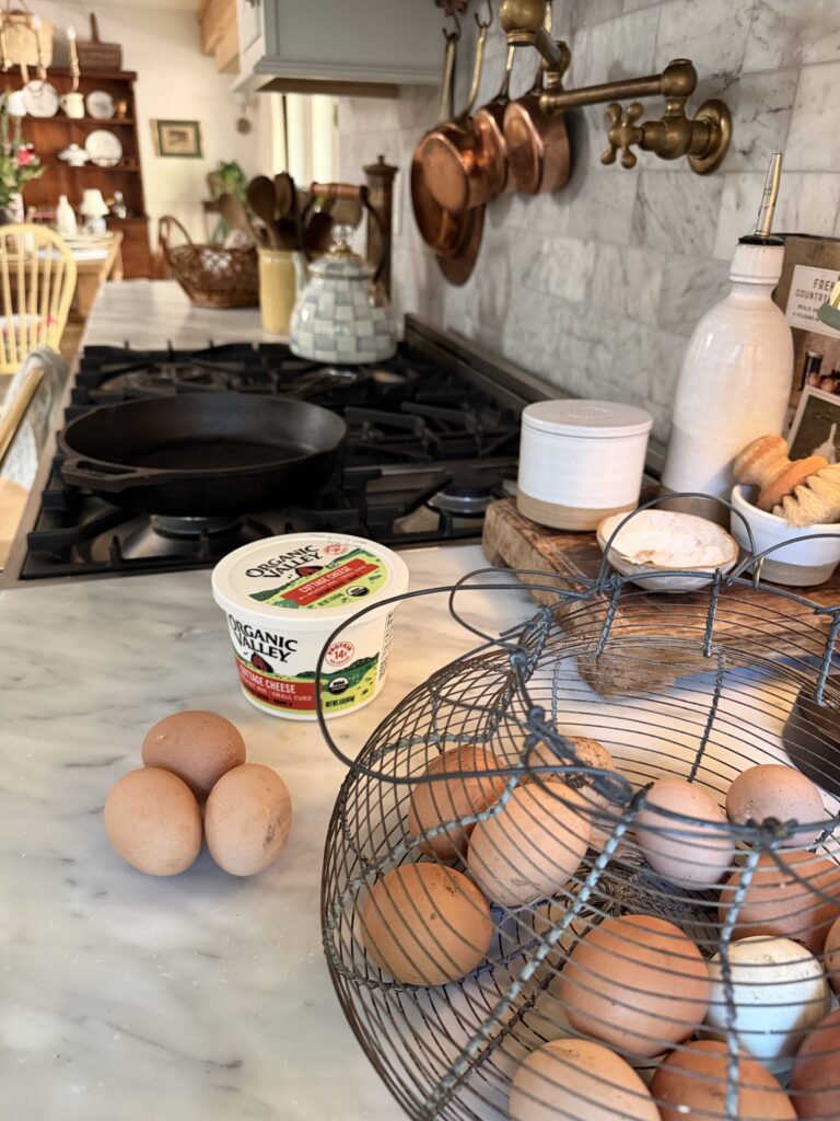Ovos mexidos cremosos, no estilo de restaurante