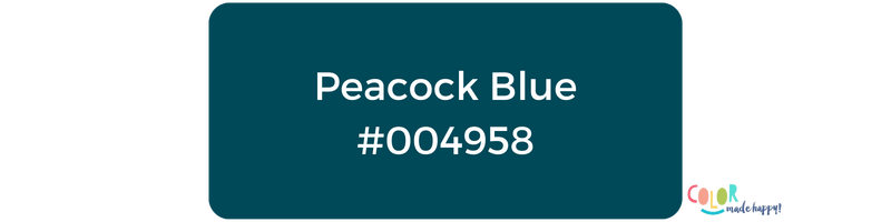 Cor Azul de Pavão