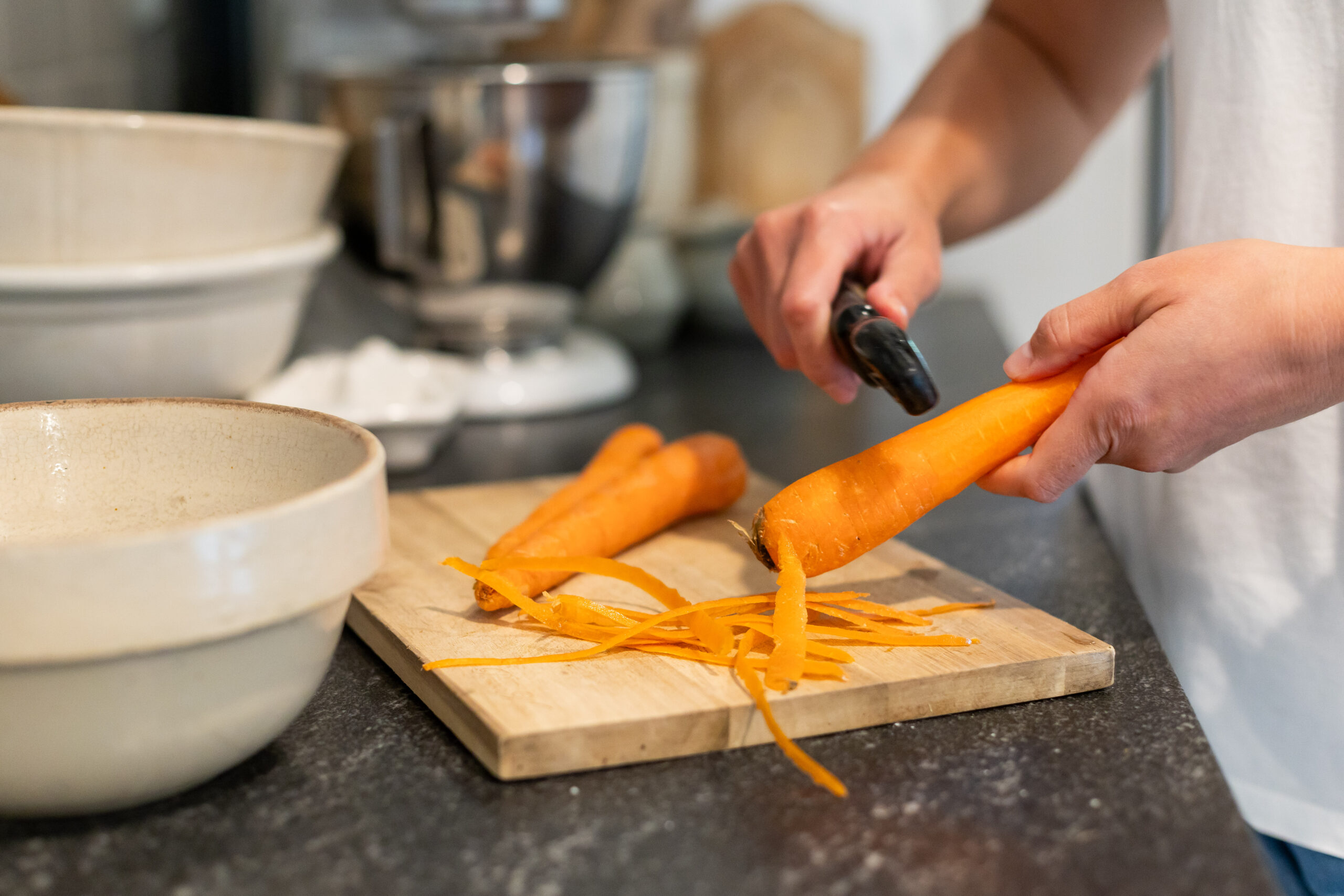 Use ingredientes frescos para tradições de jantar em família
