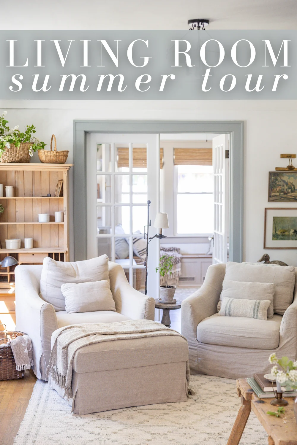 Tour pela Sala de Estar de Verão