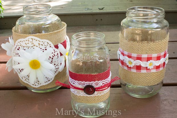 Artesanato econômico com mason jar e Google Hangout