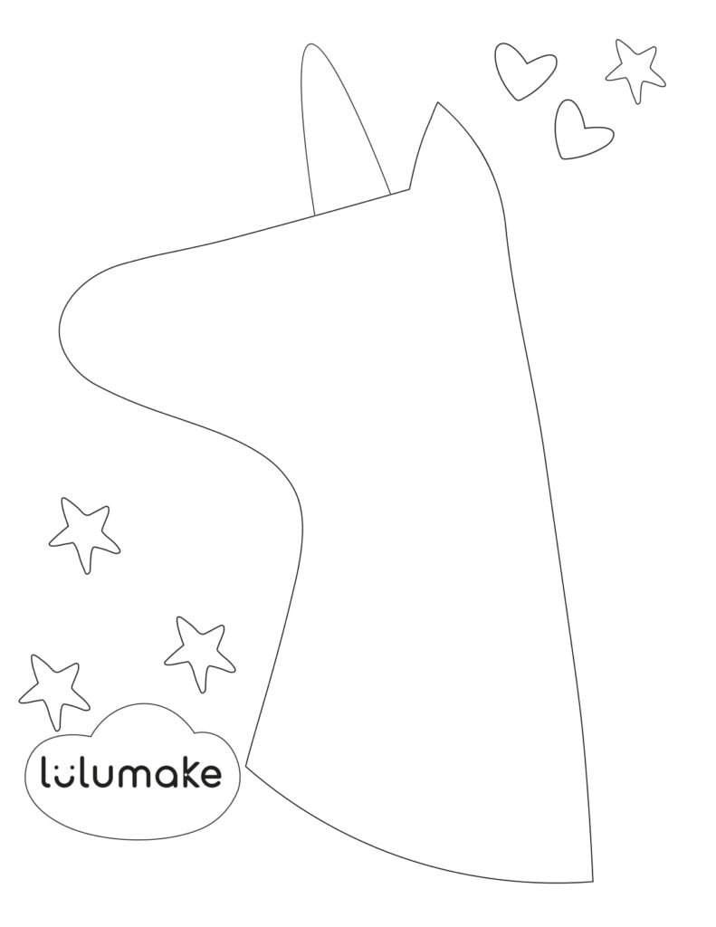 Template Gratuito de Unicórnio