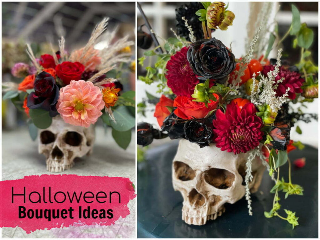 Ideias de Buquê de Halloween