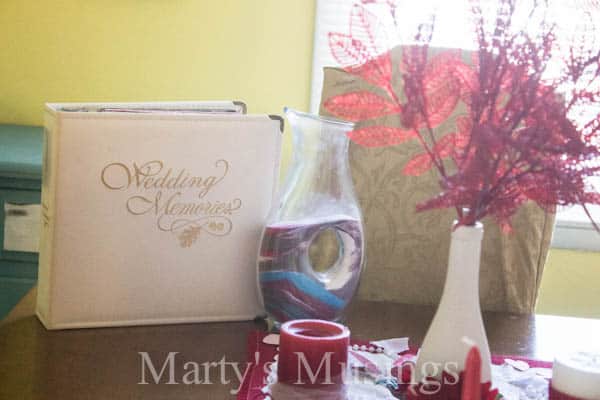 Composição de mesa para o Dia dos Namorados de Marty's Musings