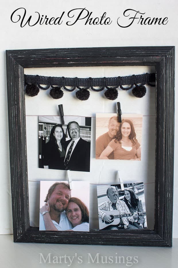 Porta-retrato com arame - Marty's Musings