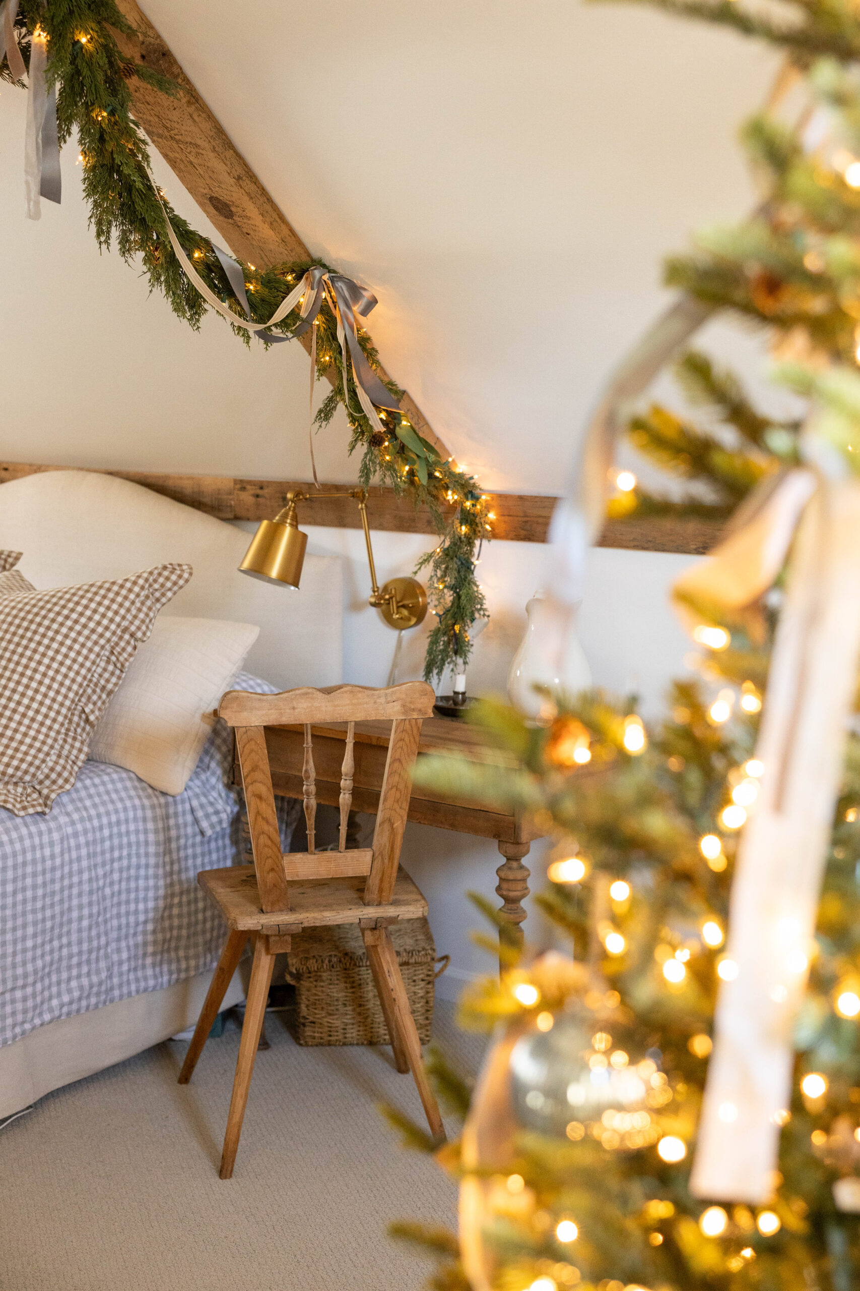 Decoração de Natal no quarto