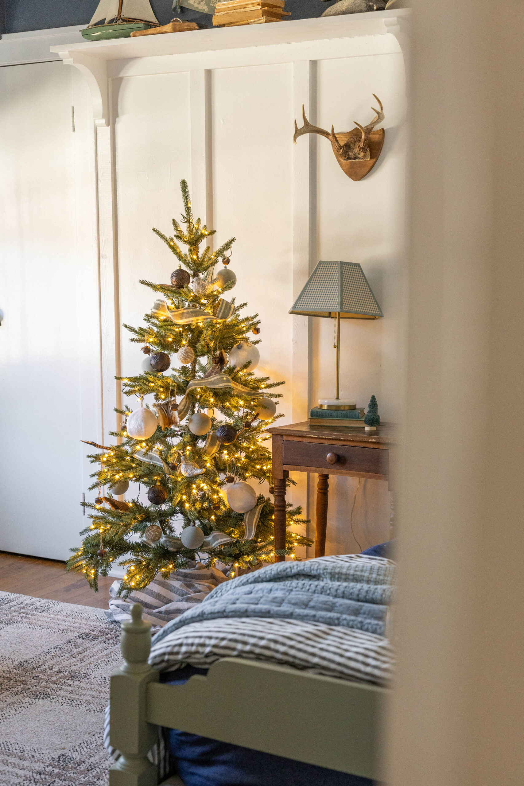 Enfeites vintage para um Natal à moda antiga