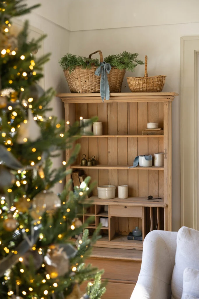 Decoração de prateleira de Natal