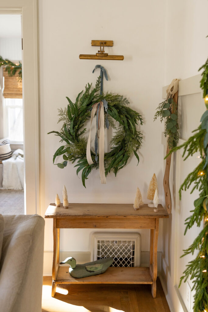 Decoração de canto de Natal