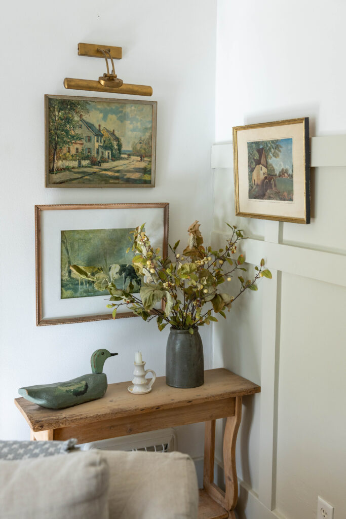 Arte decorativa da visita de casa no outono