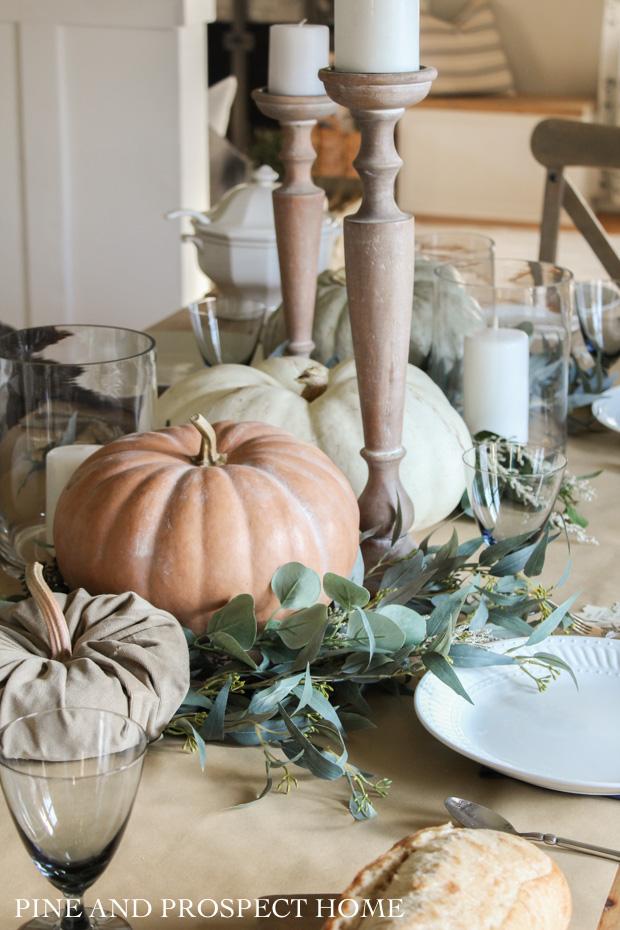 Ideias de decoração para mesa de Ação de Graças