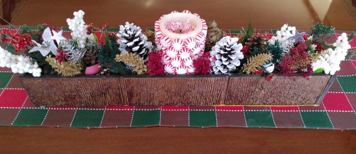 Centro de mesa de Natal DIY