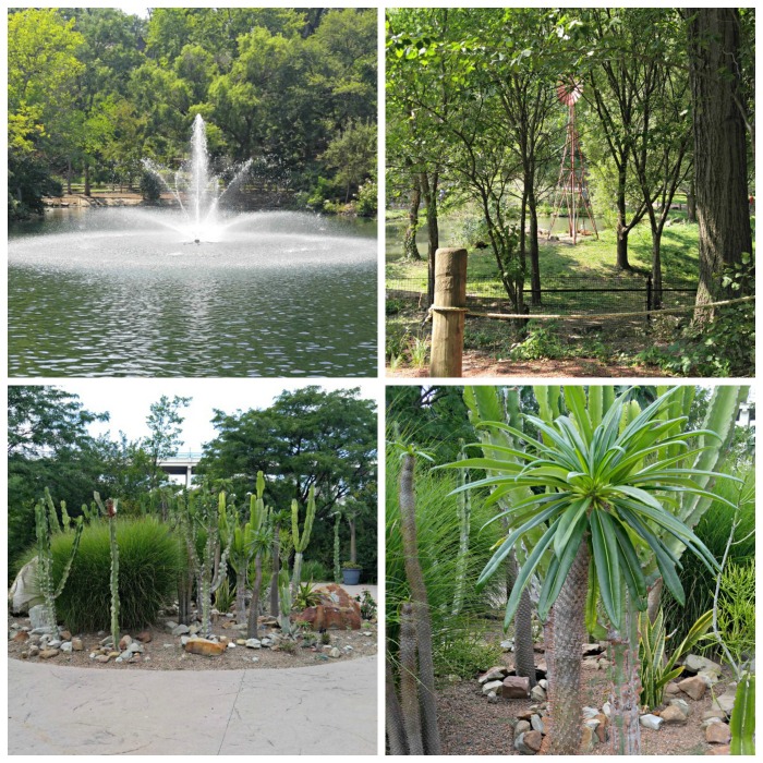 Jardins paisagísticos no Zoológico de Cleveland