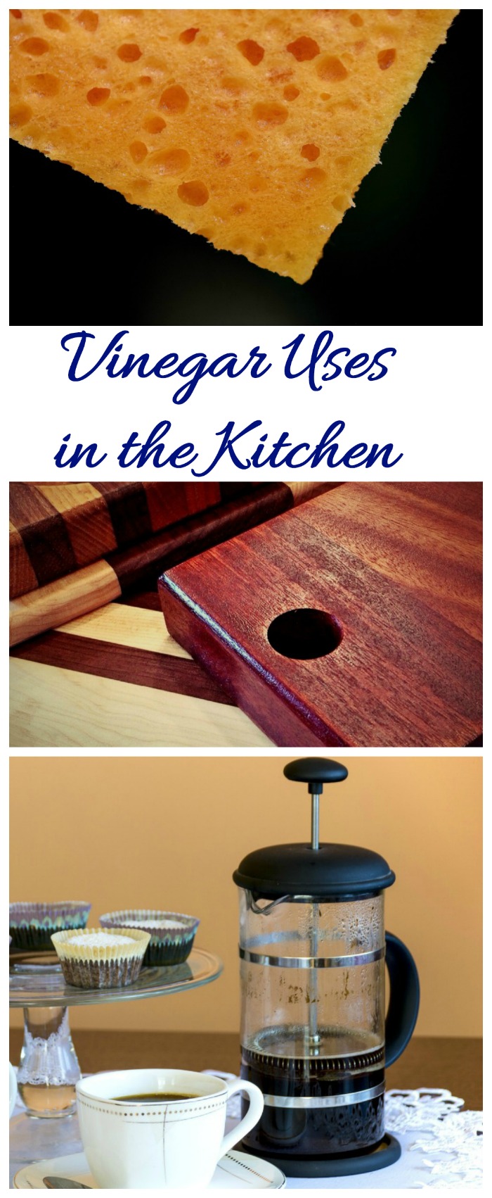 A cozinha é um ótimo lugar para usar vinagre