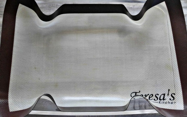 Forma forrada com um tapete de silicone