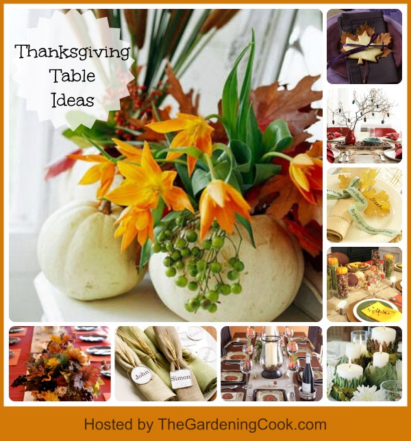 Thanksgiving table ideas Seleção de 9 ideias para centros de mesa e arranjos para o Dia de Ação de Graças.