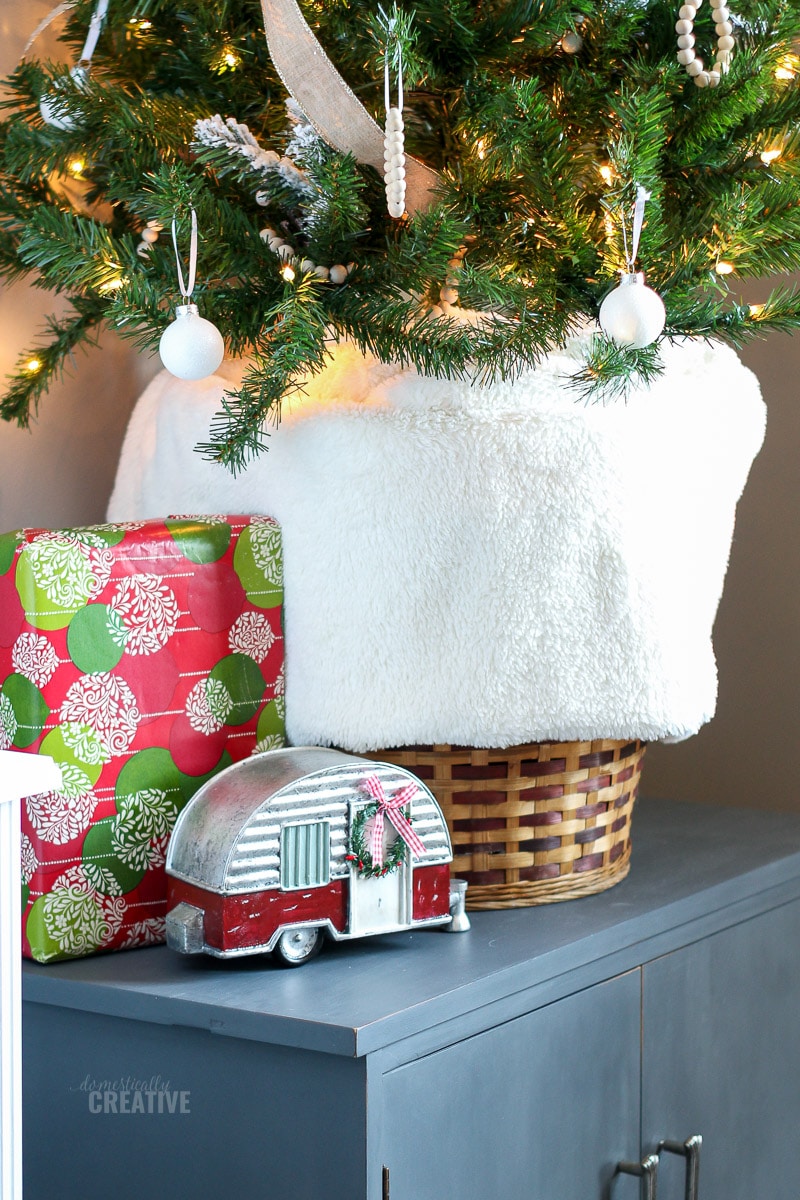 decoração de Natal em trailer